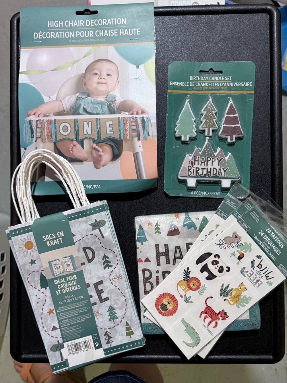Wild One Birthday High Chair Decoration & Party Set